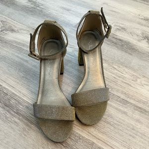Silver/gold holo heels